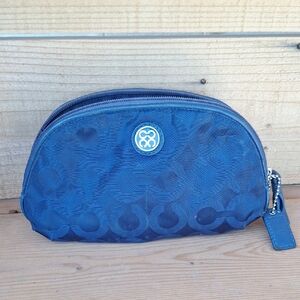 Blue Coach Wristlet